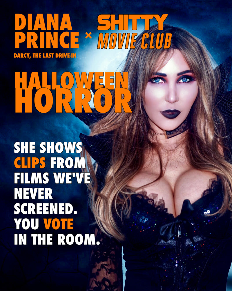 Diana Prince Halloween Horror flyer